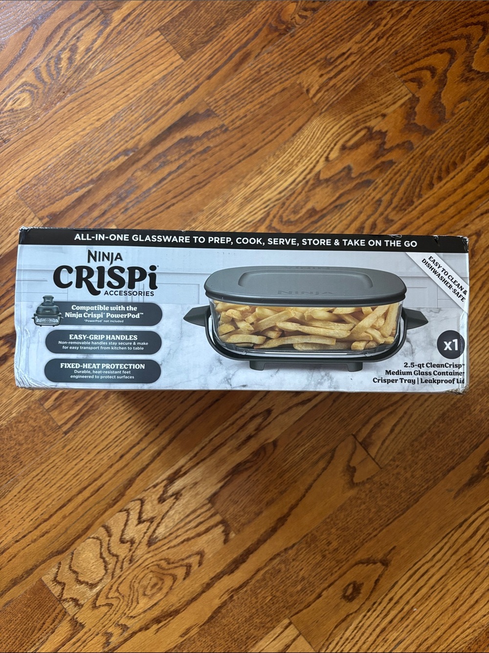 Ninja Crispi 2.5qt CleanCrisp glass container